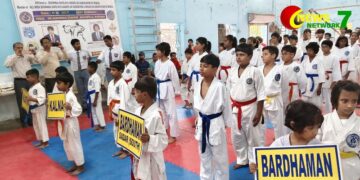 অরবিন্দ স্টেডিয়ামে ক্যারাটে উৎসব