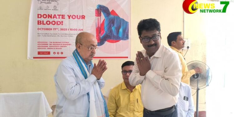 রক্ত সংকট মেটাতে প্রায় ৮০ ইউনিট রক্তদান বানসারা রয়্যালের উদ্যেগে, উপস্থিত ছিলেন বিধায়ক