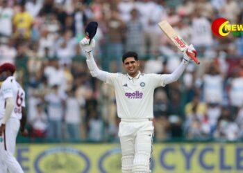 ২২ গজে রেকর্ডের বৃষ্টি গিলের ব্যাটে