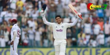 ২২ গজে রেকর্ডের বৃষ্টি গিলের ব্যাটে