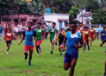 CITU -এর উদ্যোগে ‘সম্প্রীতির দৌড়’ দাঁইহাট থেকে কাটোয়া শহরে