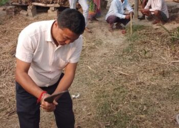 করুই গ্রামে বাগদি সম্প্রদায়ের উন্নয়নে আধুনিক কমিউনিটি সেন্টারের ভিত্তিপ্রস্তর স্থাপন