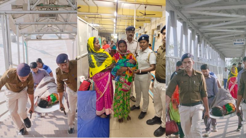 চলন্ত ট্রেনেই ফুটফুটে সন্তানের জন্ম, সহযাত্রী ও জিআরপি’র তৎপরতায় সুস্থ মা ও নবজাতক!