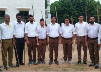 কাটোয়ায় RSS -এর তিন দিনের প্রাথমিক প্রশিক্ষণ বর্গ সম্পন্ন